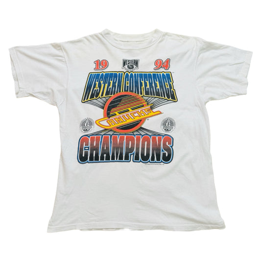 Vintage 1994 Canucks Champions Tee Size L