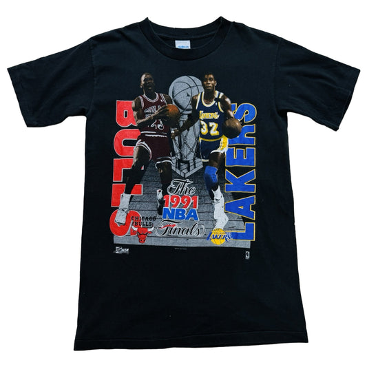 1991 Jordan vs Magic NBA Finals Shirt Size S