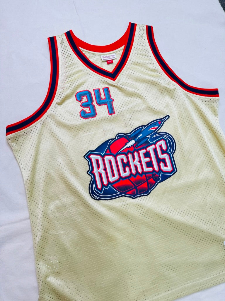 Mitchell n Ness Houston Rockets Olajuwon Size XL