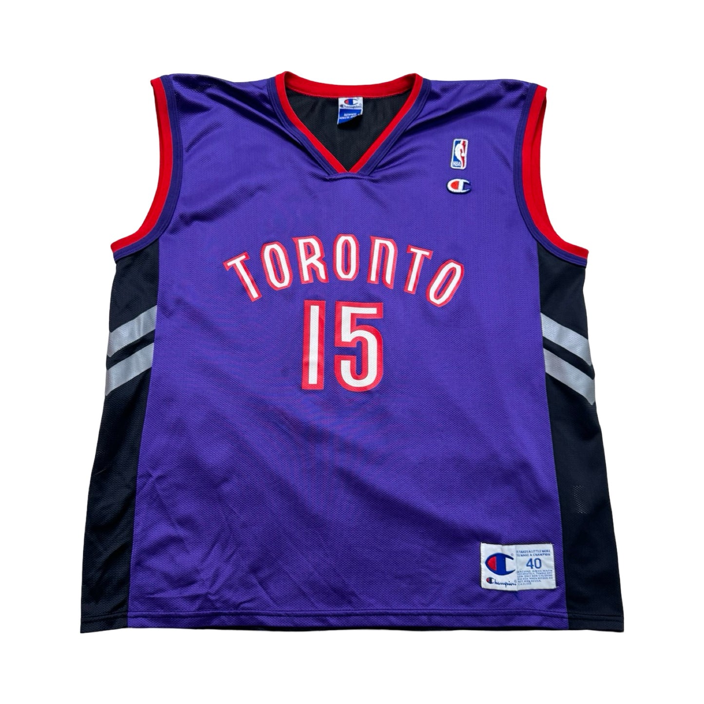 Vintage Toronto Raptors Vince Carter Champion Jersey Size 40