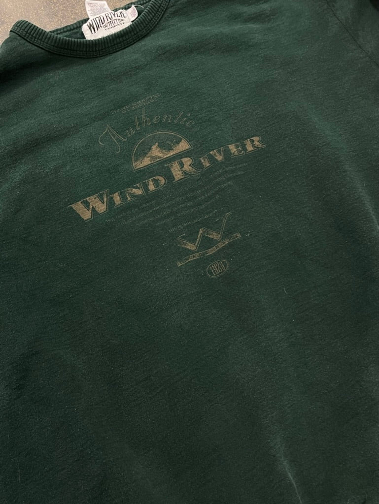 Vintage Windriver Faded Green Crew Size XXL