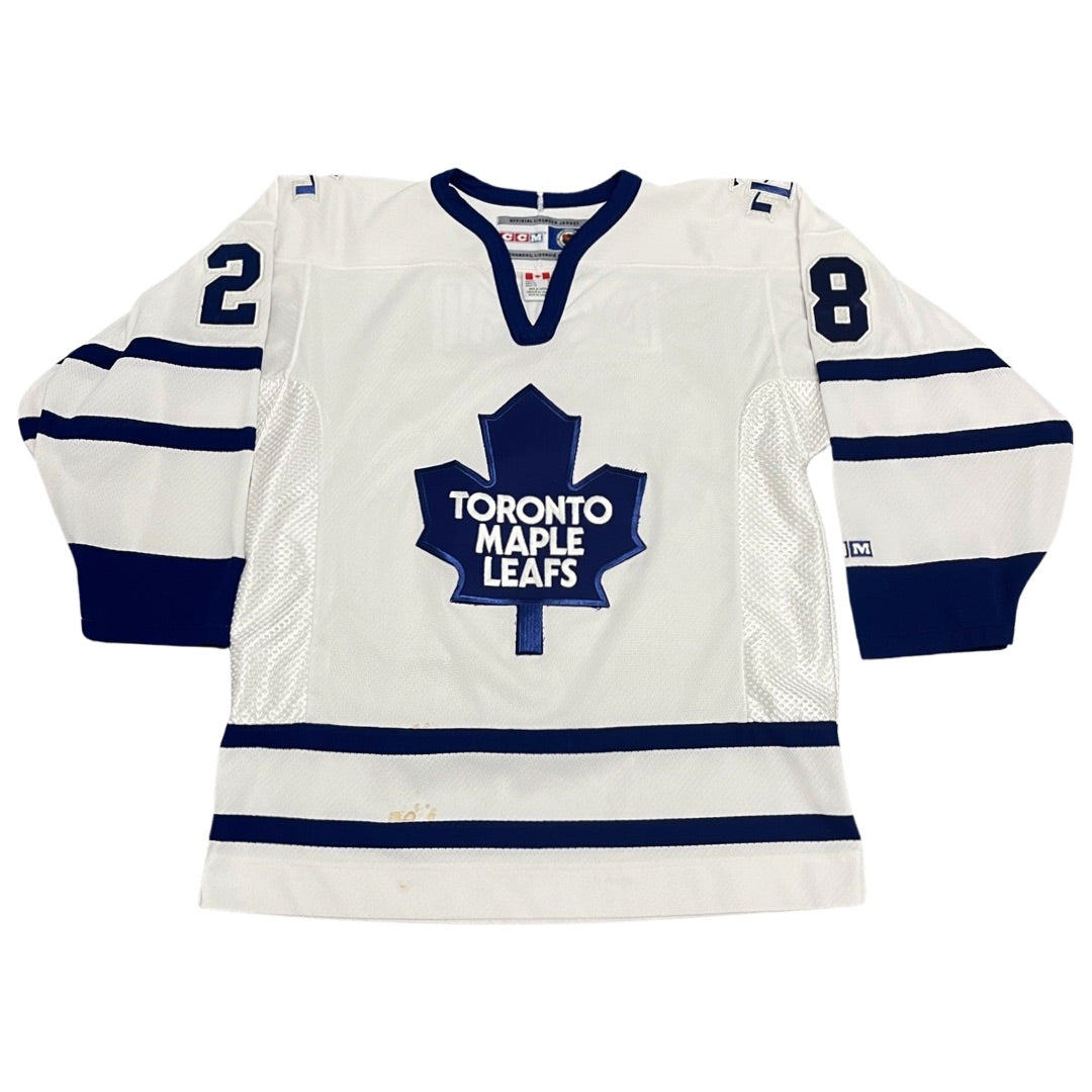 Vintage Toronto Maple Leafs Tie Domi Jersey Size M