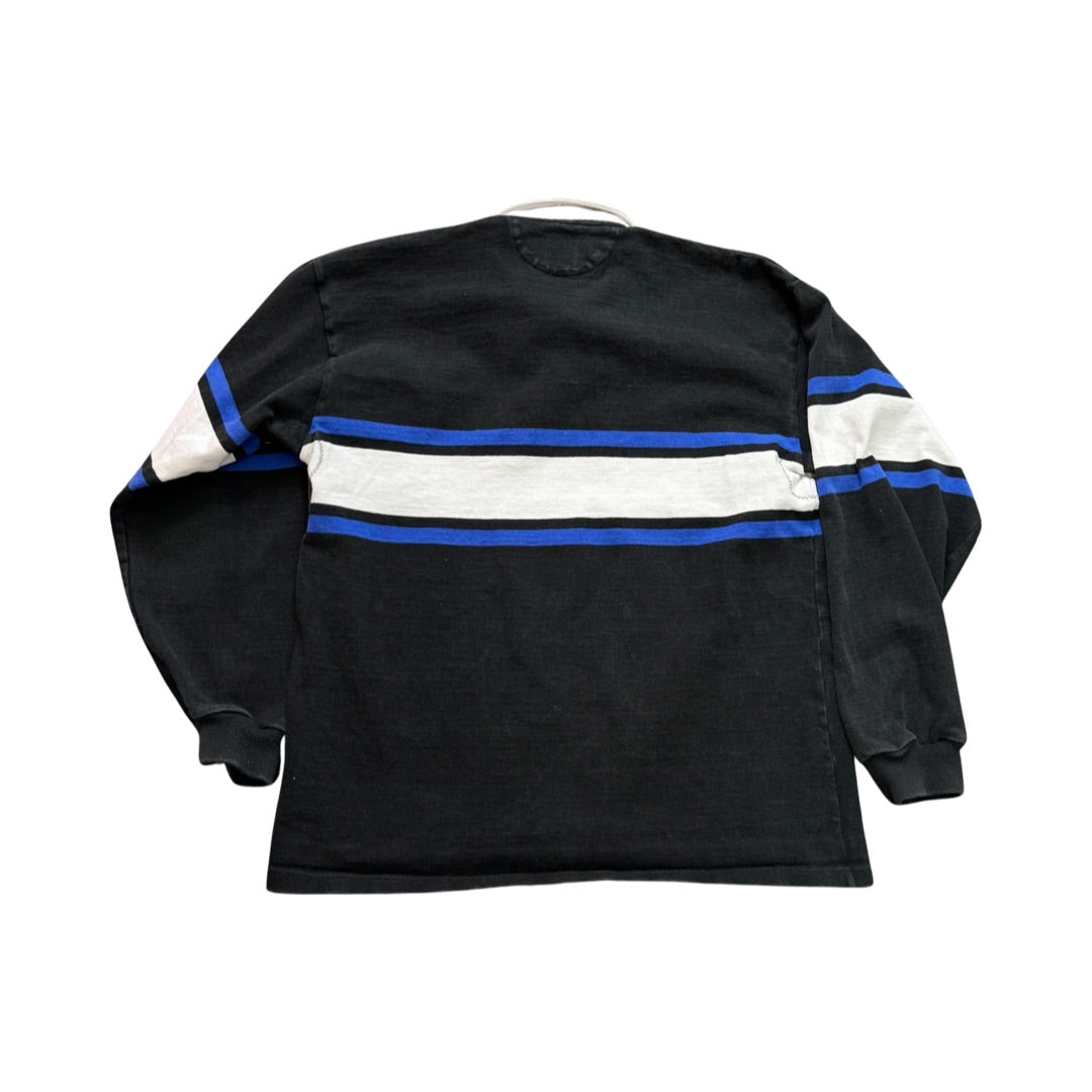 OVO Rugby Polo Blue Black Shirt Size XXL