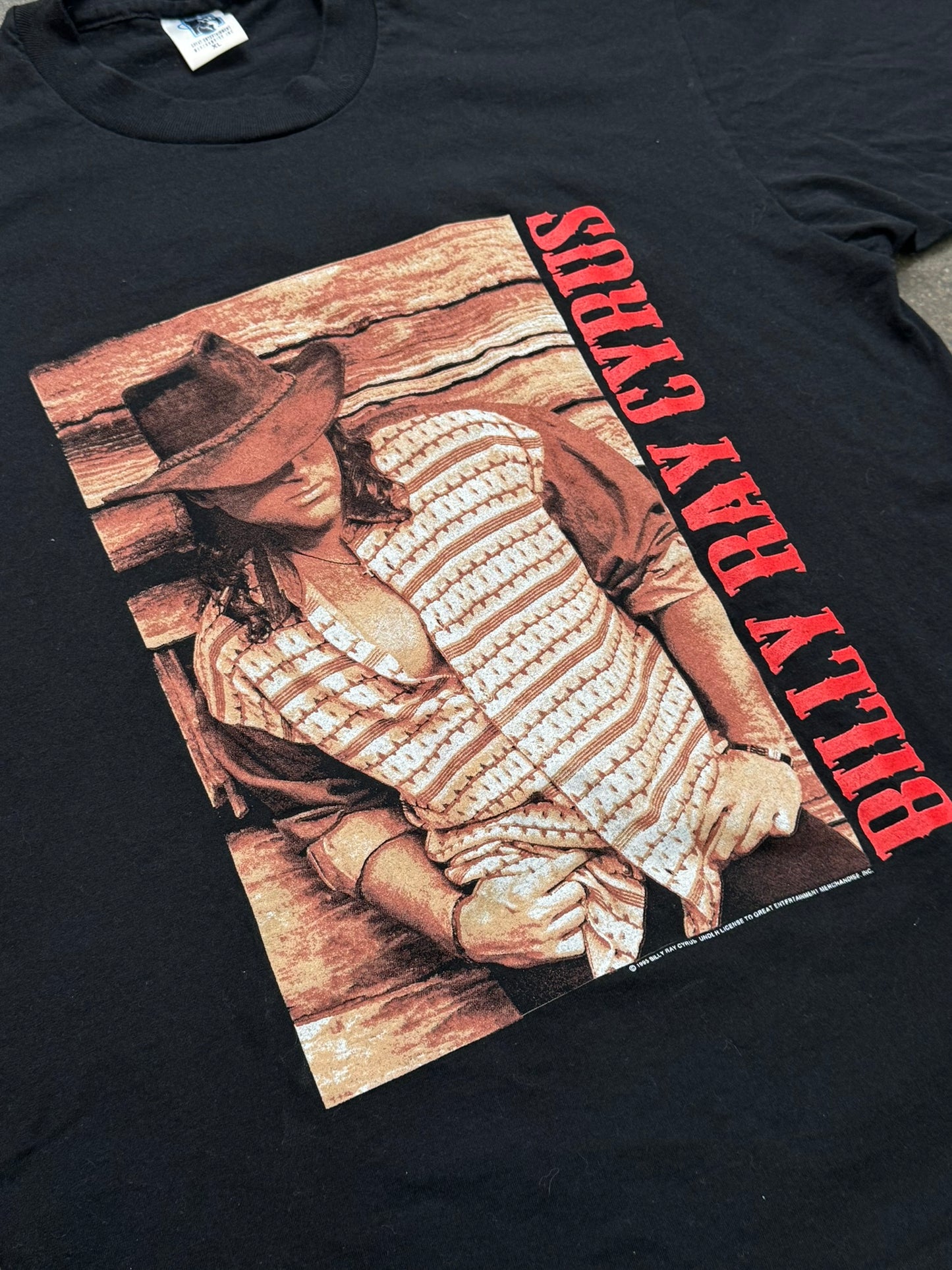 Vintage 1995 Billy Ray Cyrus Tour Tee Size XL