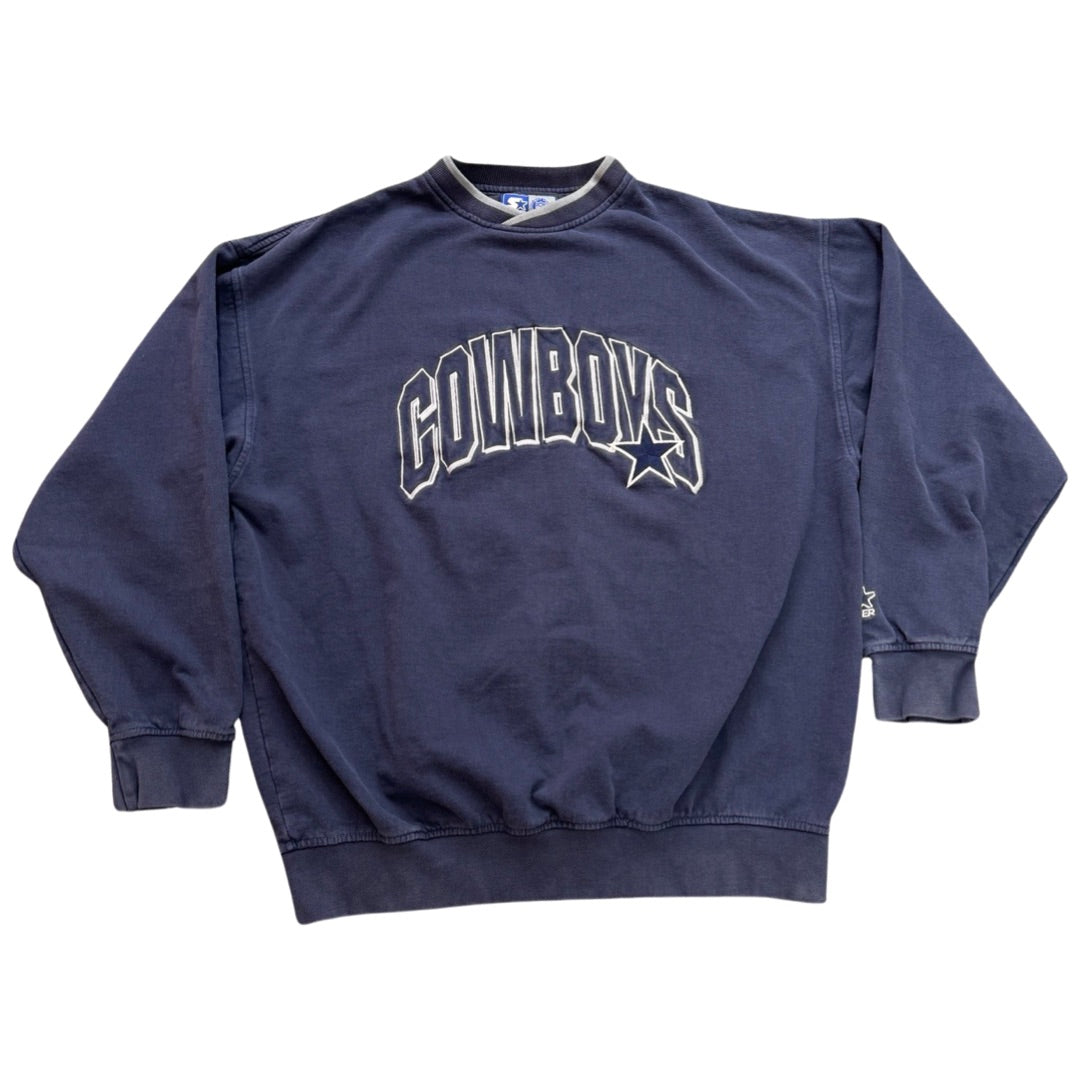 Vintage Dallas Cowboys Starter Crewneck Sweater Size XL