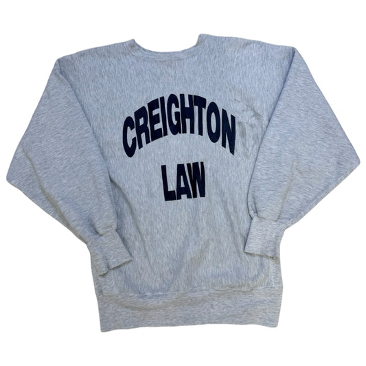 Vintage Champion Reverse Weave Creighton Law Size XL