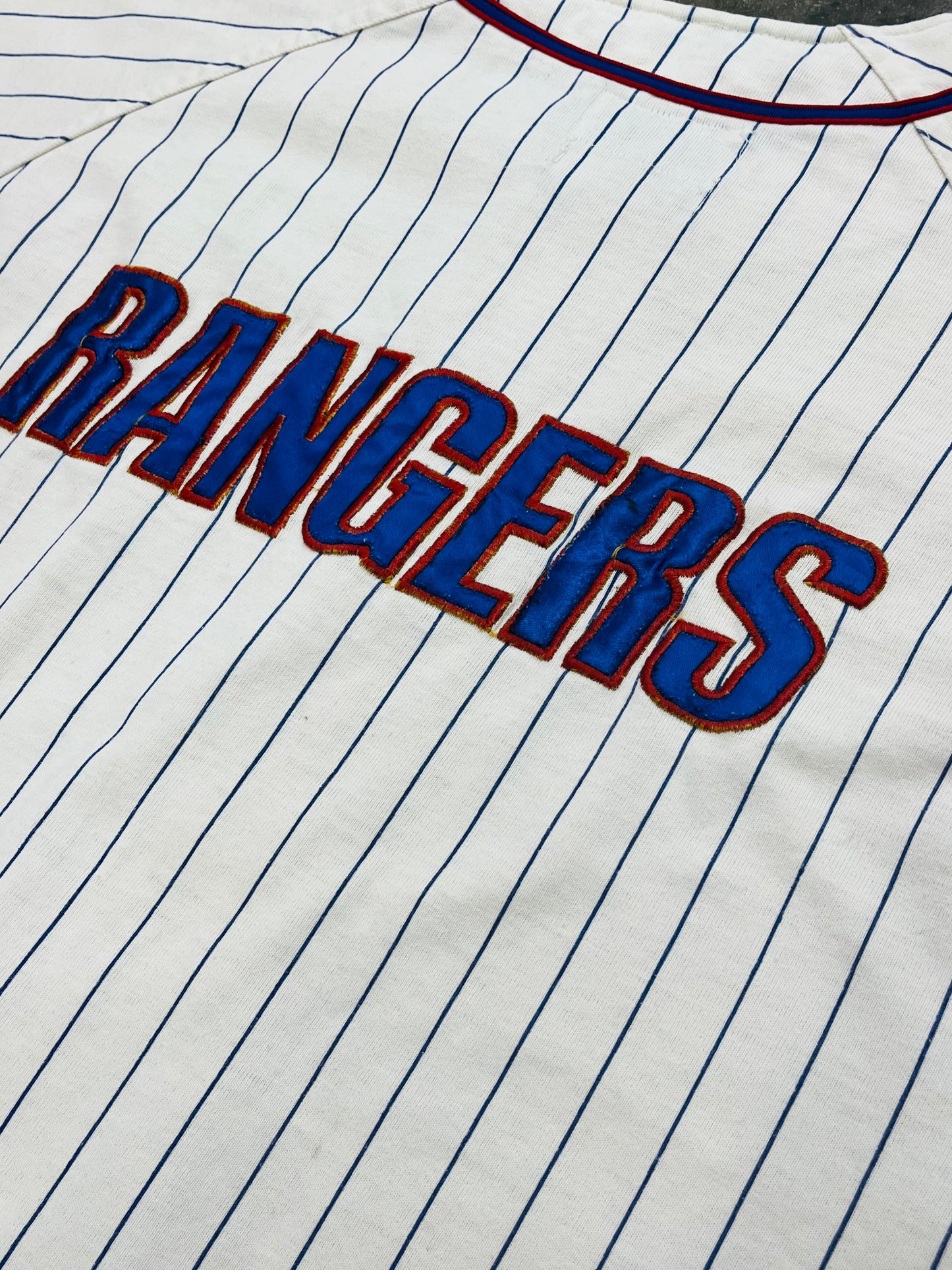 Vintage Starter New York Rangers Baseball Jersey Size L