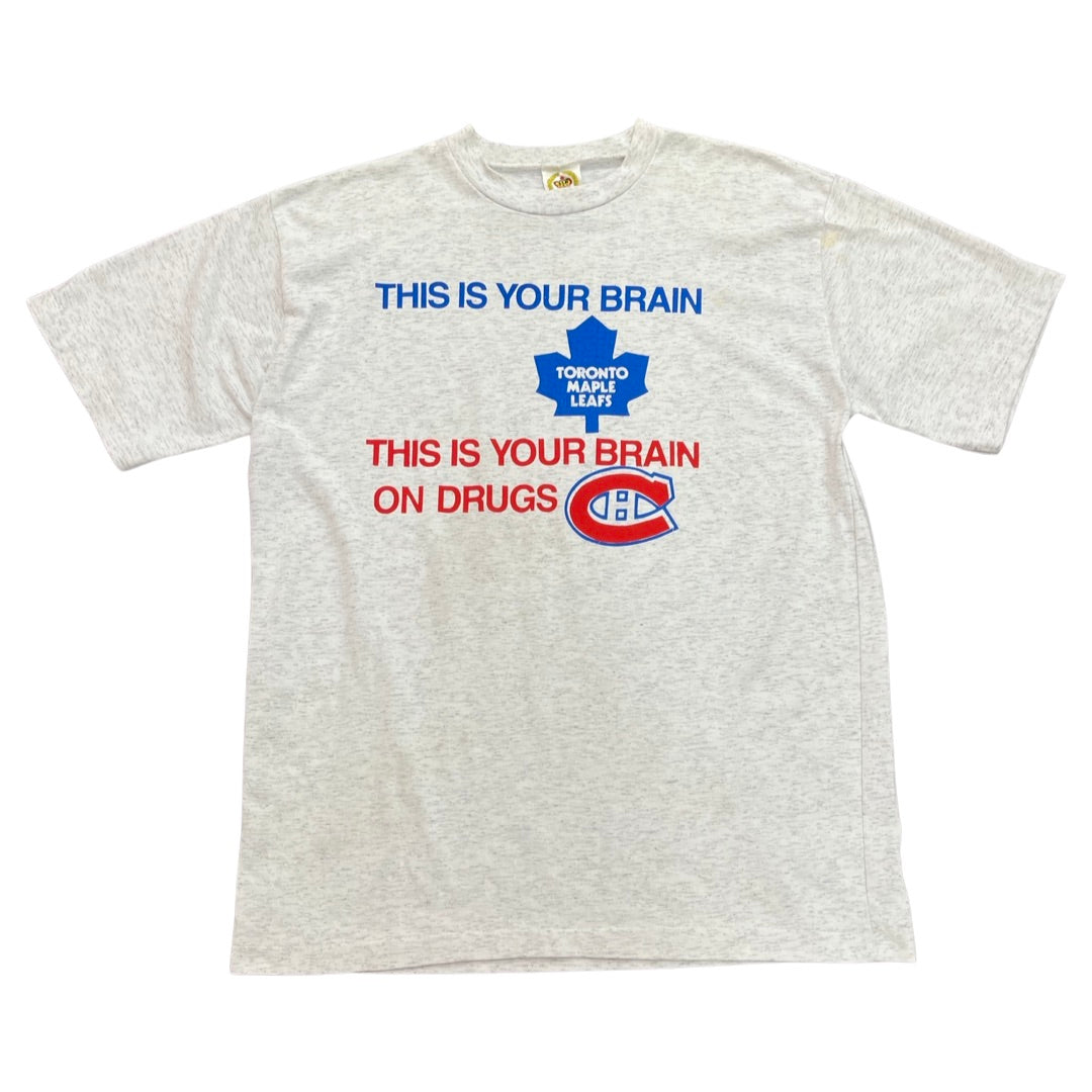 Vintage 90's Maple Leafs Funny Tee Size XL