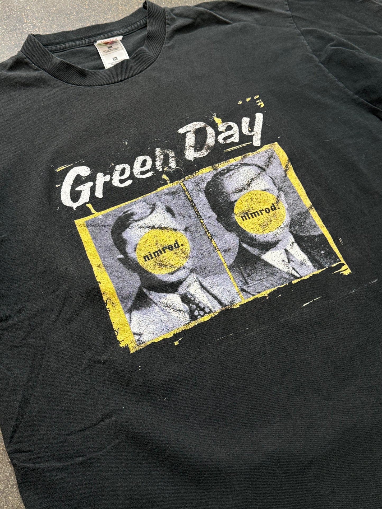 Vintage Green Day Nimrod Tee Size