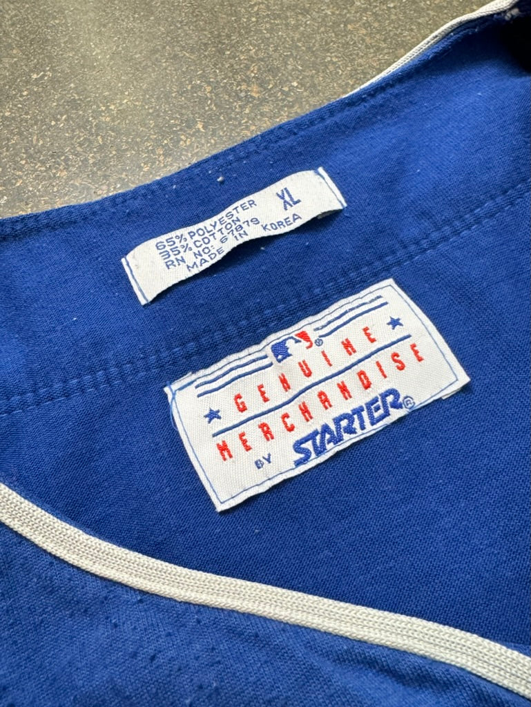 Vintage Toronto Blue Jays Starter Striped Jersey Size XL