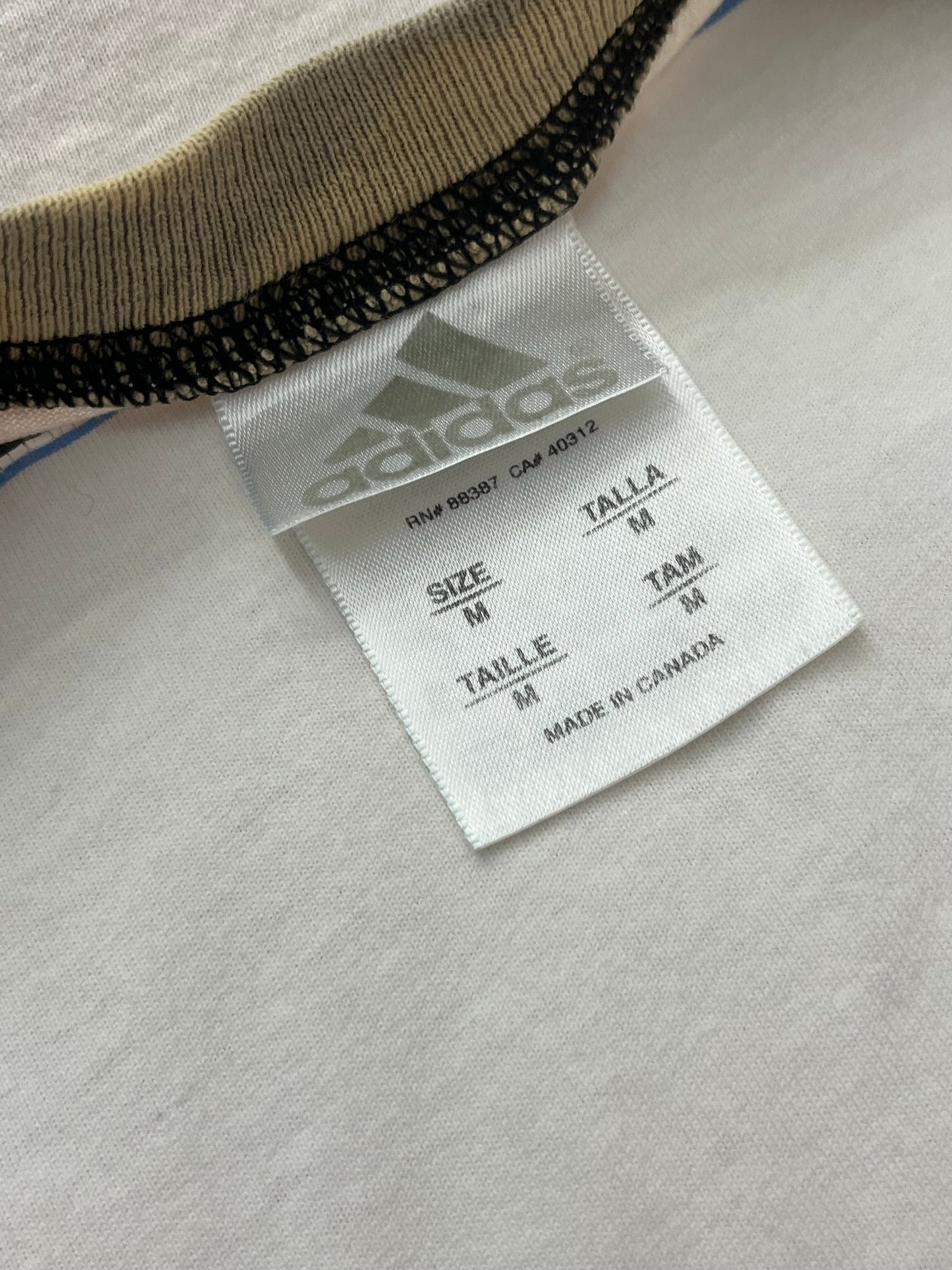 Vintage Adidas Logo Tee Size M