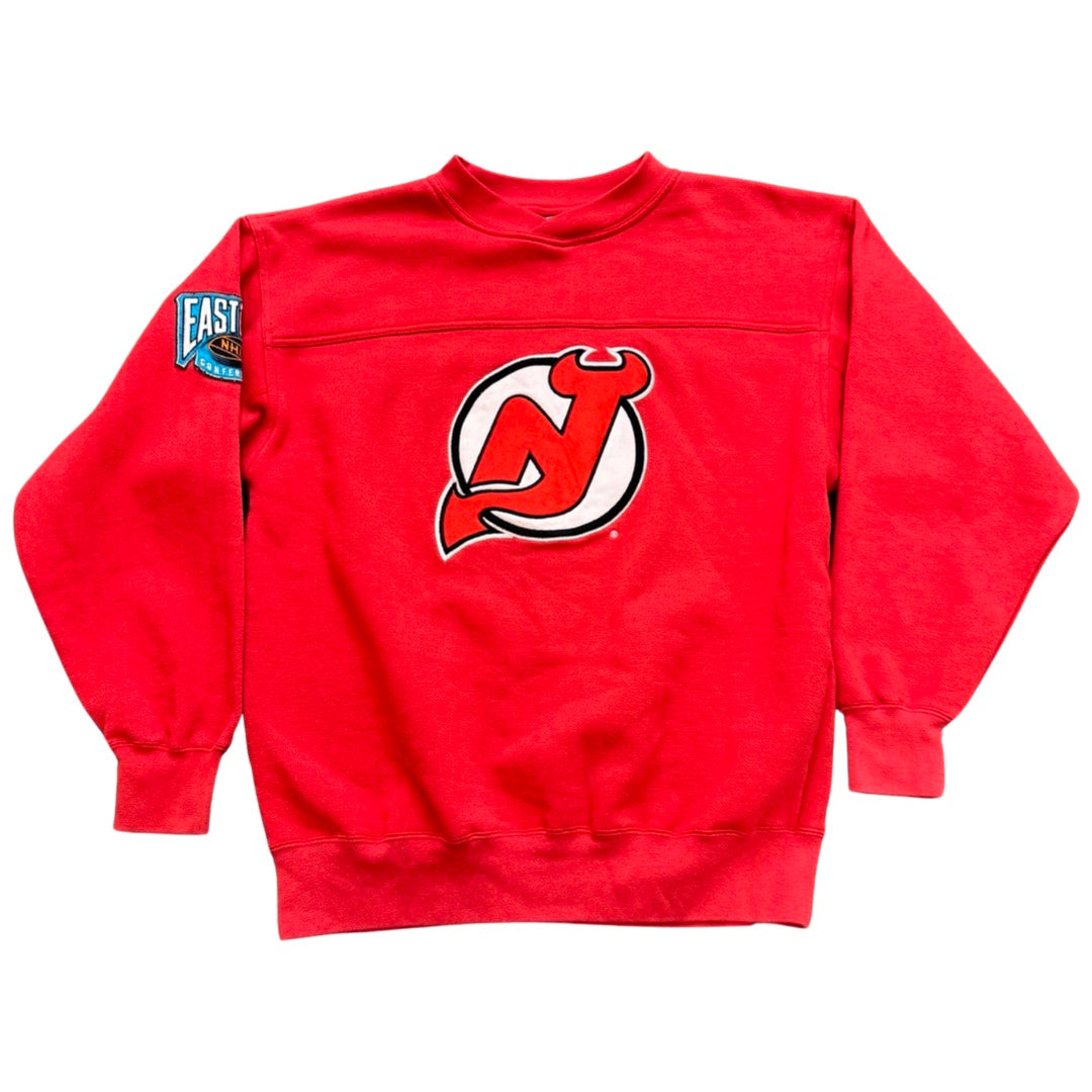 Vintage NJ Devils Crewneck Sweater Size M