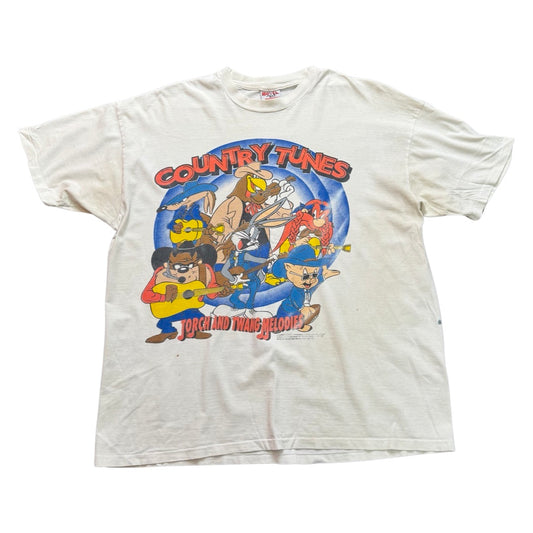 Vintage 1993 Looney Tunes Country Tee Size XL