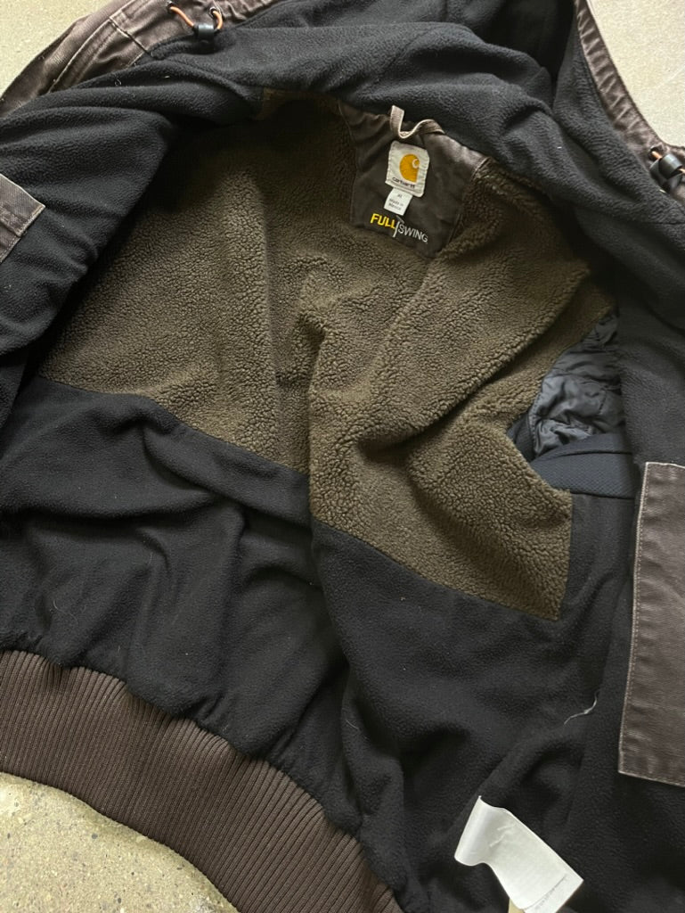 Vintage Carhartt Work Jacket Brown Size XL