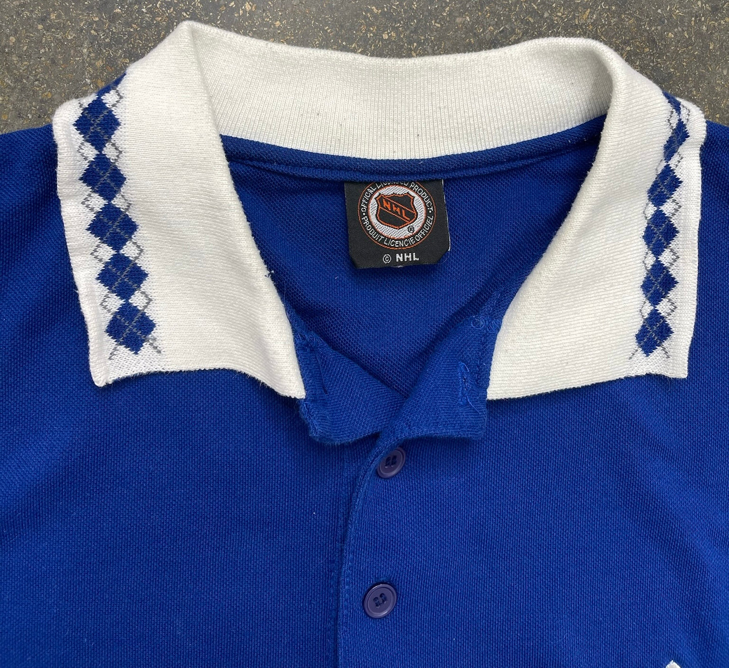 Vintage Toronto Maple Leafs Polo Shirt Size L