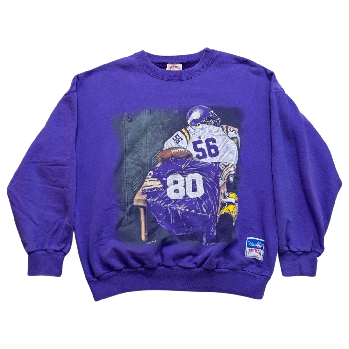 Vintage 1993 Minnesota Vikings Crewneck Size L