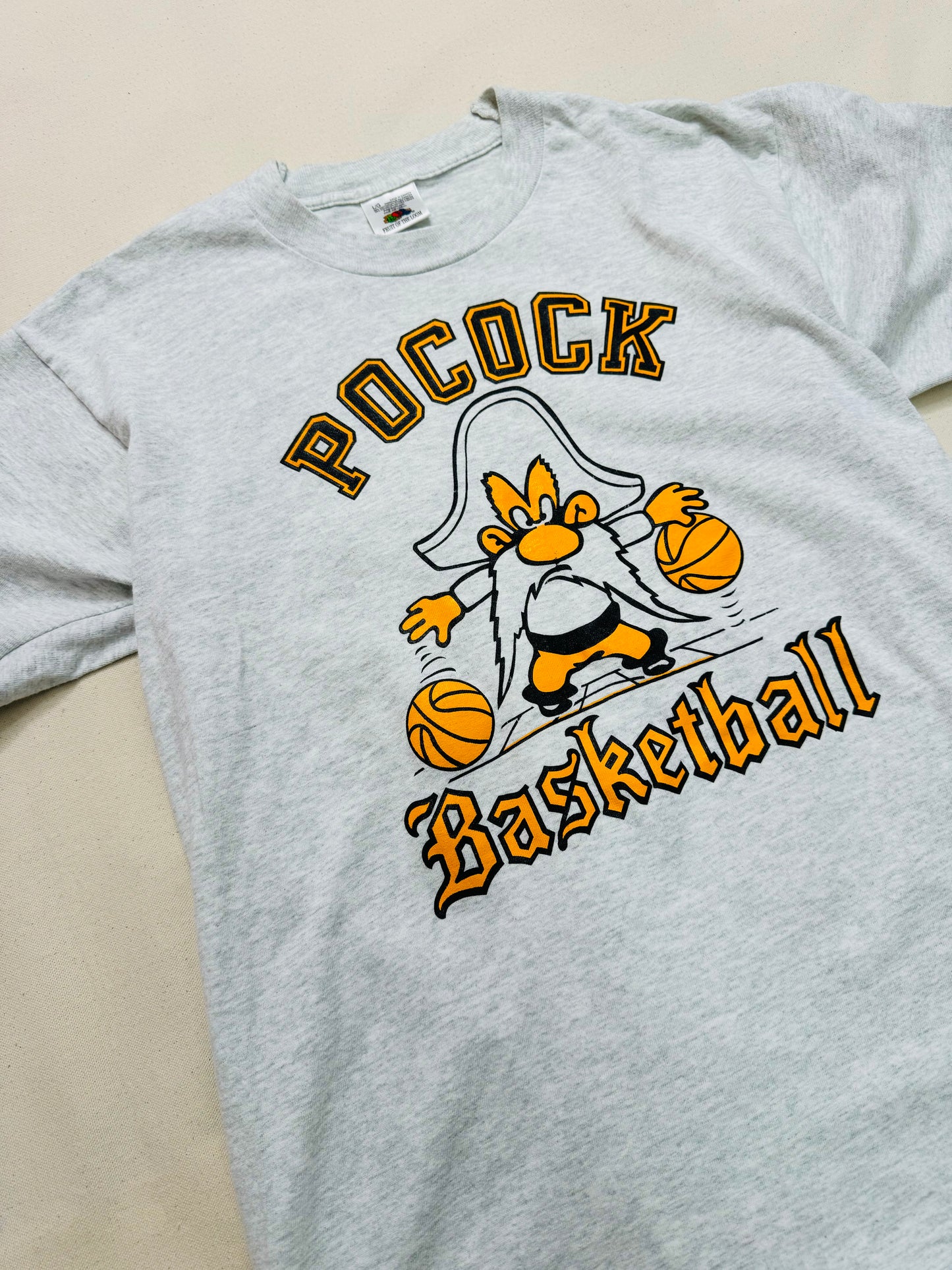 Vintage Pocock Basketball Tee Size L