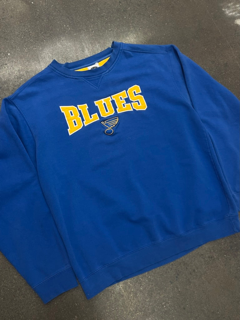 Vintage St.Louis Blue Crewneck Sweatshirt Size L