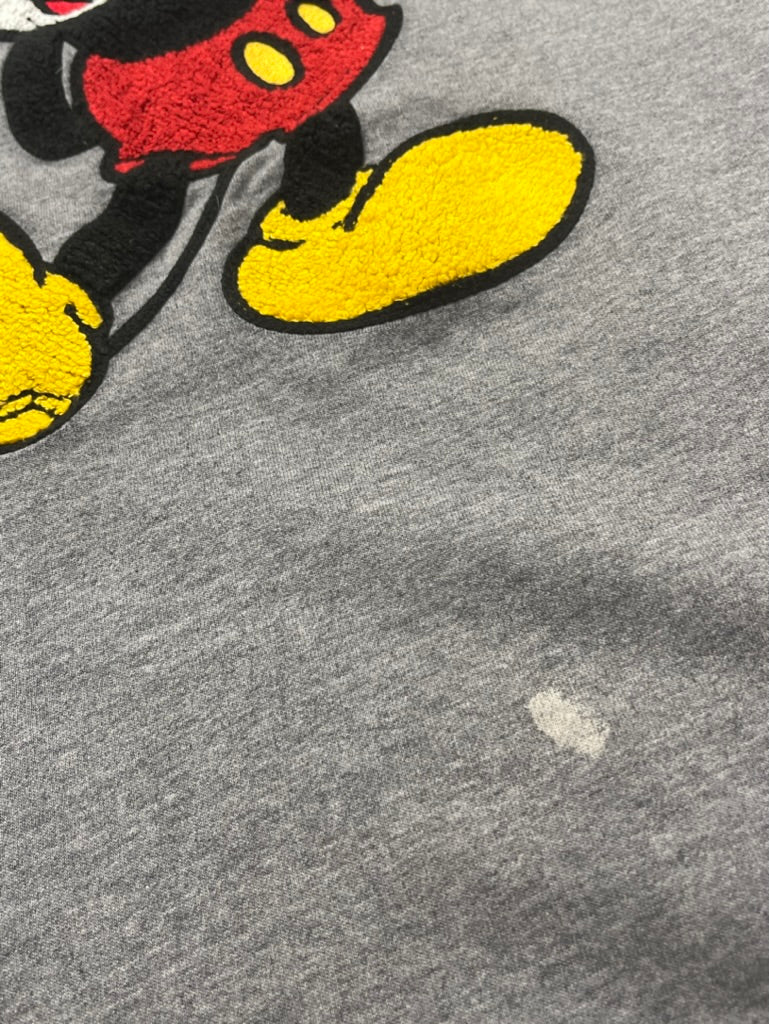Mickey Mouse Disney Grey Crewneck Sweatshirt Size XL