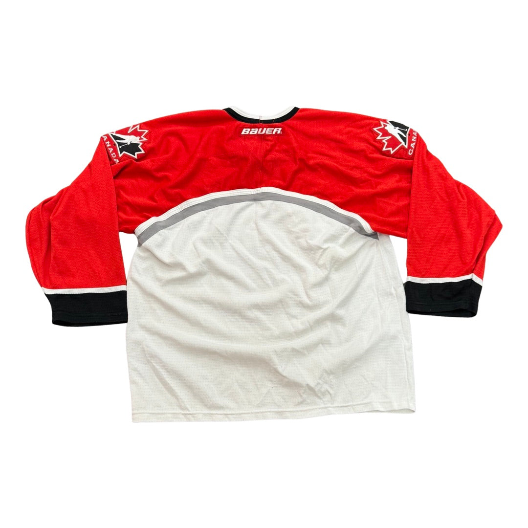 Vintage Team Canada Bauer Hockey Jersey Size L