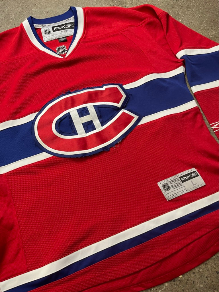 Vintage Montreal Canadiens Reebok Jersey Size L