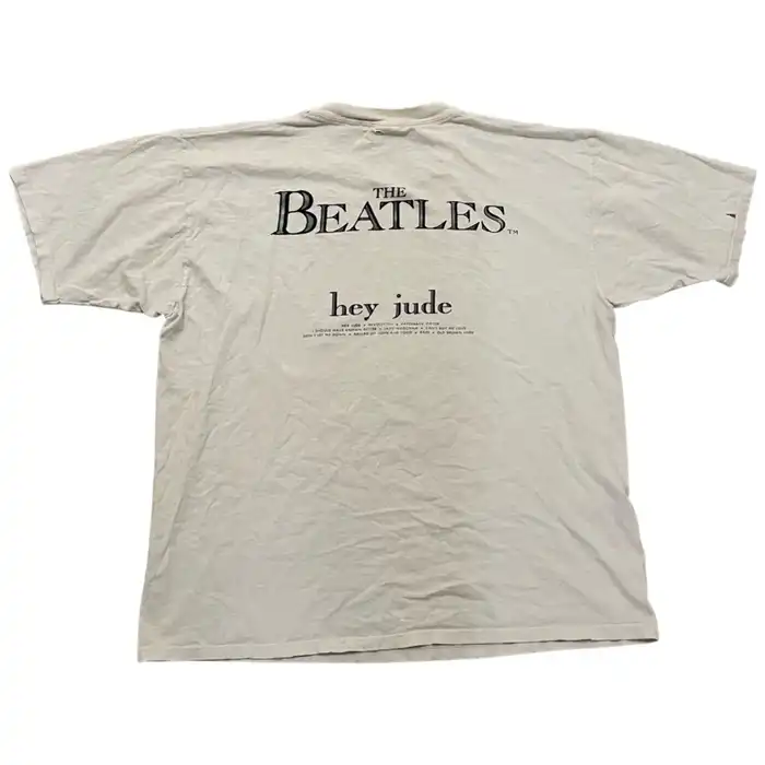 Vintage Beatles Let it be Distressed Band Tee Size XL