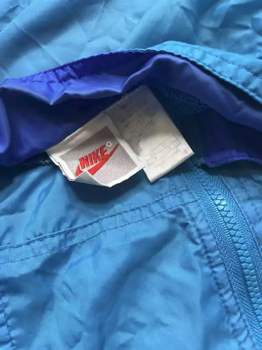 Vintage 90s Nike Grey Tag Aqua Light Jacket Size M