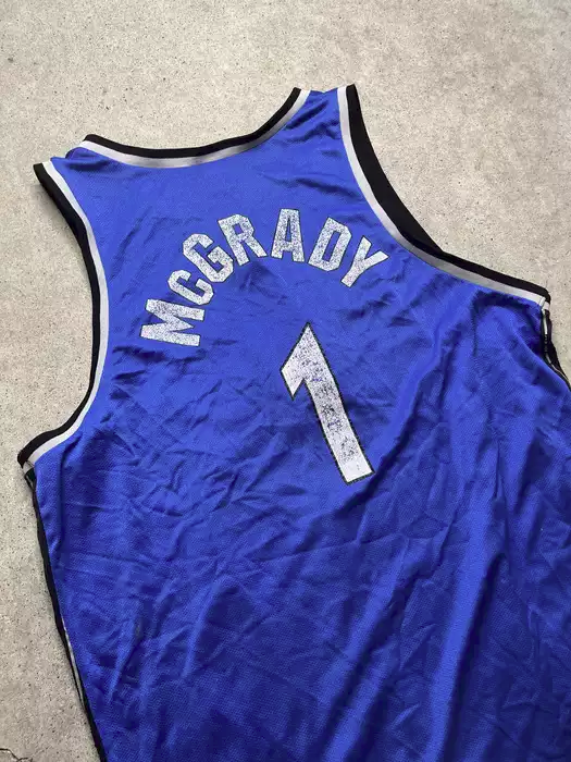 Vintage Tracy McGrady Orlando Magic Jersey Champion Size 52