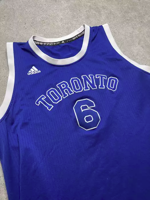 Toronto Raptors Huskies Blue Corey Joseph Adidas Size XL