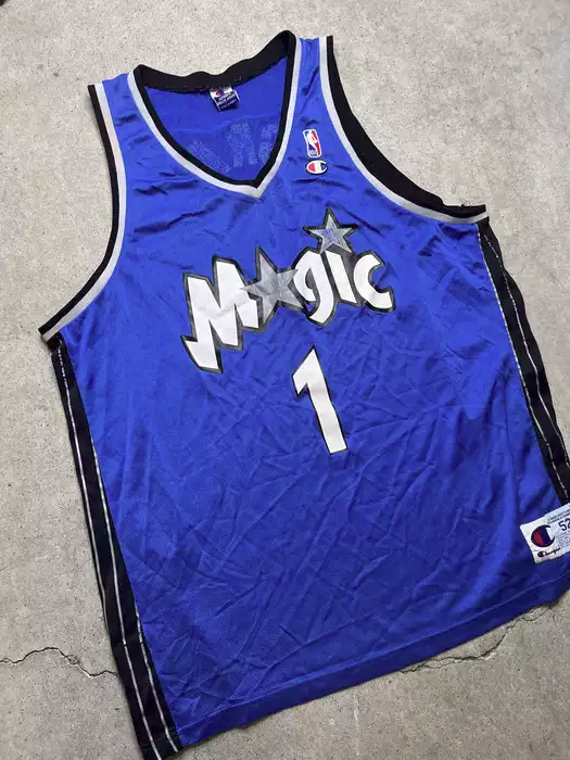 Vintage Tracy McGrady Orlando Magic Jersey Champion Size 52