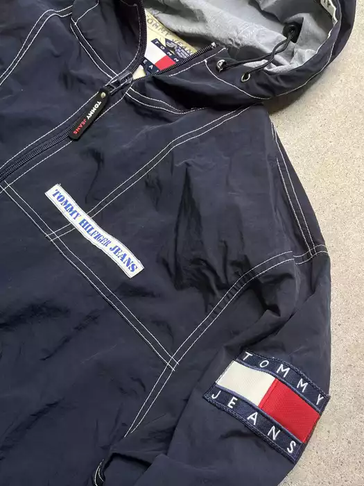 Tommy Hilfiger Big Flag Light Jacket Vintage Size L